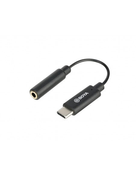 CABLE TRRS HEMBRA A USB TIPO C (ANDROID) 6 CM. BOYA - BYK4