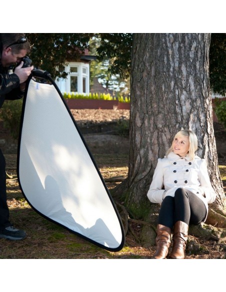 REFLECTOR TRIGRIP GRANDE 120CM BLANCO/ PLATA SUAVE MANFROTTO - LLLR3752