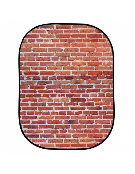 FONDO PLEGABLE DOBLE CARA RED BRICK / GREY STONE 1.5 X 2.1 M MANFROTTO - LLLB5711