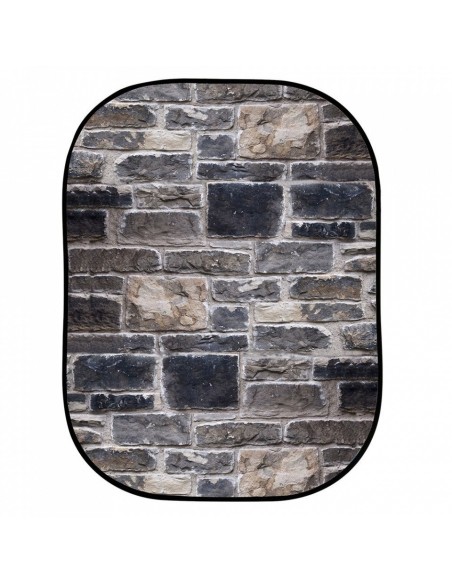 FONDO PLEGABLE DOBLE CARA RED BRICK / GREY STONE 1.5 X 2.1 M MANFROTTO - LLLB5711