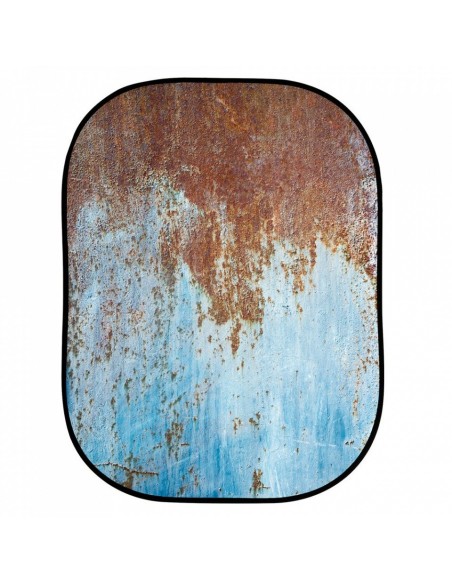 FONDO PLEGABLE DOBLE CARA SERIE URBAN RUSTY METAL / PLASTER WALL 1.5 X 2.1M MANFROTTO - LLLB5713