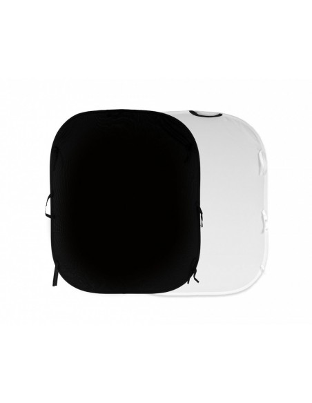 FONDO PLEGABLE LISO DOBLE CARA 1.5 X 1.8 M BLANCO/ NEGRO  MANFROTTO - LLLC5621