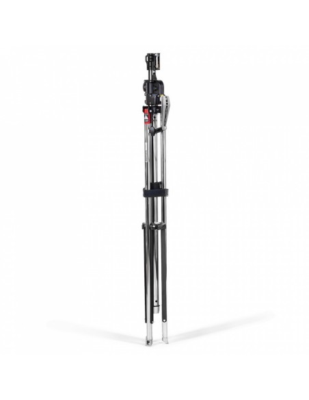 PIE DE ESTUDIO BASE BAJA WIND UP 2 SECCIONES  DE ACERO MANFROTTO- MF083NWLB