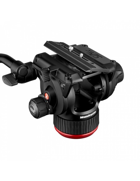 RÓTULA DE VIDEO FLUIDA 504X CON BASE PLANA MANFROTTO- MFMVH504XA