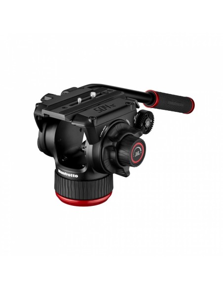 RÓTULA DE VIDEO FLUIDA 504X CON BASE PLANA MANFROTTO - MFMVH504XA