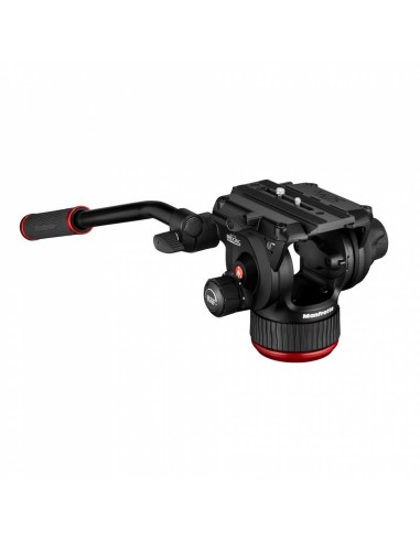 RÓTULA DE VIDEO FLUIDA 504X CON BASE PLANA MANFROTTO - MFMVH504XA