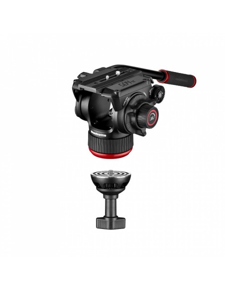 TRÍPODE VÍDEO TWIN DE ALUMINIO CON RÓTULA FLUIDA Y ESTABILIZADOR CENTRAL MVK504XTWINMA MANFROTTO - MFMVK504XTWINMA