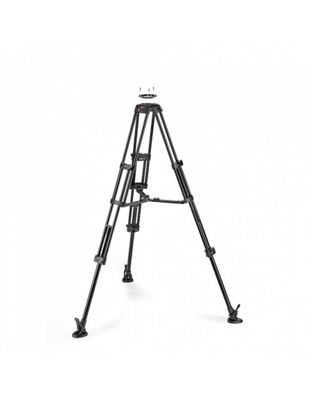 TRÍPODE VÍDEO TWIN DE ALUMINIO CON RÓTULA FLUIDA Y ESTABILIZADOR CENTRAL MVK504XTWINMA MANFROTTO - MFMVK504XTWINMA