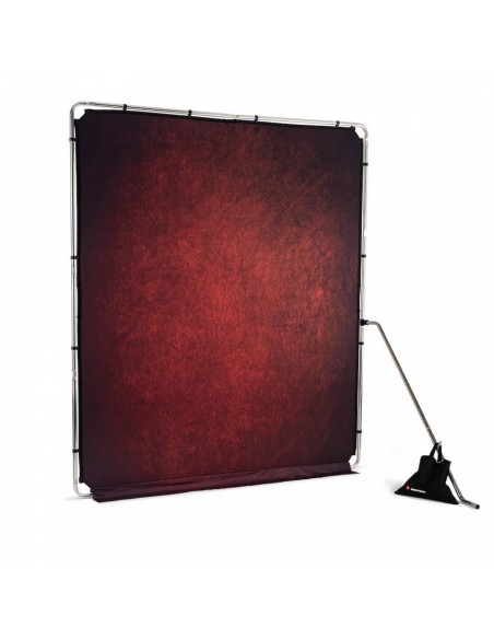 FONDO PLEGABLE EZYFRAME VINTAGE CRIMSON ( CARMESÍ) 2 X 2.3 M MANFROTTO- LLLB7940