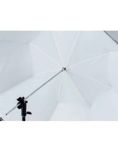 PARAGUAS BLANCO/PLATA /NEGRO 100 CM. MANFROTTO - LLLU4523F