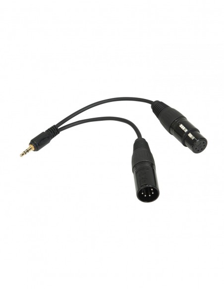 CABLE ADAPTADOR DMX PARA FORZA 150 CON CONECTOR 3.5 MM. NANLITE - NACBDMX35C1/2