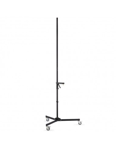 PIE DE ESTUDIO TIPO COLUMNA NEGRO CON RUEDAS MANFROTTO - MF231B