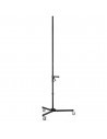 PIE DE ESTUDIO TIPO COLUMNA NEGRO CON RUEDAS MANFROTTO - MF231B