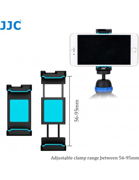 SOPORTE DE TRÍPODE UNIVERSAL DE ROTACIÓN 360 GRADOS CON ABRAZADERA AJUSTABLE PARA TELÉFONOS EN TRÍPODE 1/4"