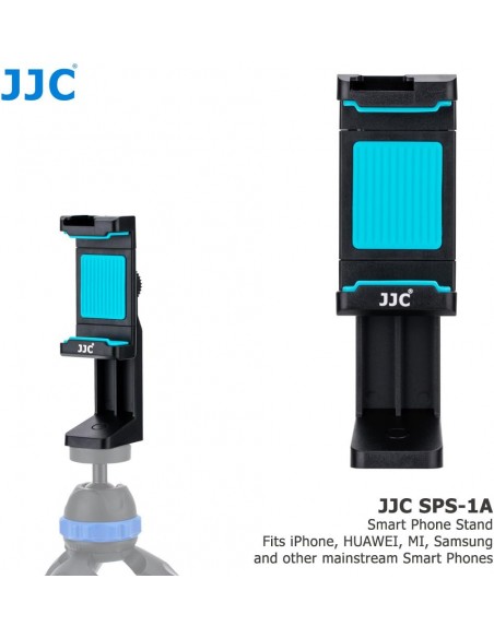 SOPORTE DE TRÍPODE UNIVERSAL DE ROTACIÓN 360 GRADOS CON ABRAZADERA AJUSTABLE PARA TELÉFONOS EN TRÍPODE 1/4"