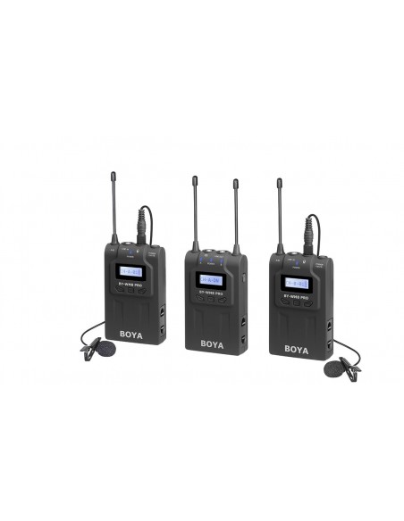 MICRÓFONO INALÁMBRICO UHF PRO KIT 2TX Y 1RX BOYA- BYWM8PROK2