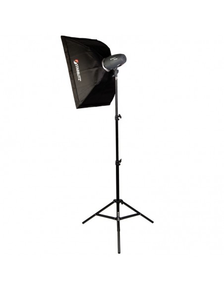 FLASH ESTUDIO 2 UNIDADES 200 W CON ACCESORIOS STARBLITZ - SHARK200KIT