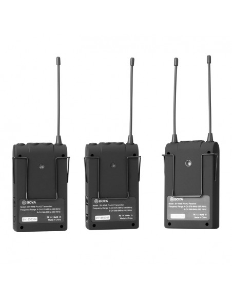 MICRÓFONO INALÁMBRICO UHF PRO KIT 2TX Y 1RX BOYA- BYWM8PROK2