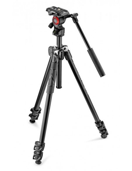 TRÍPODE 290 LIGHT CON RÓTULA 2 WAY (VÍDEO) ALUMINIO MANFROTTO- MFMK290LTA3-V