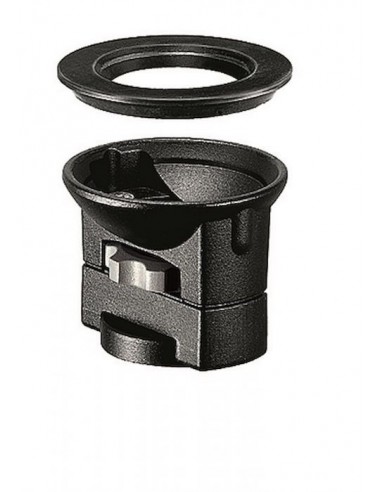 ADAPTADOR SEMIESFERA A BASE PLANA PARA RÓTULA DE VIDEO MANFROTTO - MF325N